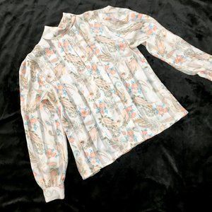 Nicola Petites Vintage Blouse - Size 6P
